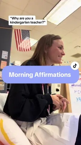 Morning affirmations have completely changed my classroom culture. It seems silly but saying postive words about themselves help students understand their worth and purpose in the classroom! We do these everyday during morning meeting and it has created such a warm and postive environment  for me and my students 🫶🏼🩷#teachersoftiktok #fyp #teaching #teacherlifebelike  
