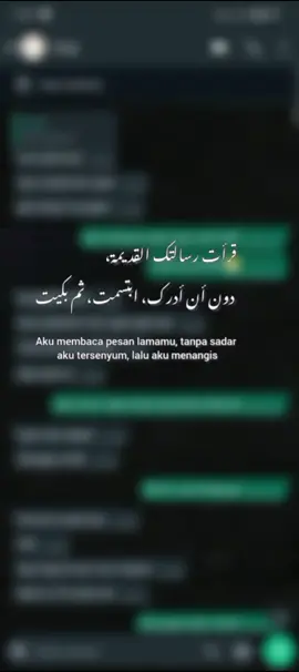 aku membaca pesan lamamu,tanpa sadar aku tersenyum,lalu aku menangis bagian:2 #CapCut #trendarabic #arabicsong #foryou #fypya #arabicsad #sad #gamon 