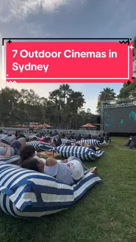 7 OUTDOOR CINEMAS IN SYDNEY Warner Bros Open Air Cinema 📍Darling Quarter 📆Until 28 January 💸Free - $12.90 Mov’In Bed 📍Barangaroo 📆Until 24 April 💸From $18pp Laneway Cinema 📍The Rocks 📆Every Wednesday until 27 March 💸FREE ENTRY Manly Open Air Cinema 📍Manly 📆Every Friday-Sunday until 31 March 💸From $30pp Westpac Open Air Cinema 📍Mrs Macquarie Point 📆 Until 20 February 💸From $38pp Moonlight Cinema 📍Centennial Park 📆Tuesday-Sunday until 9 March 💸From $26pp Sunset Cinema 📍North Sydney Oval 📆Until 8 March 💸From $25pp Follow @tikandhini for more Sydney events! Follow @tikandhini for more Sydney events! Find out more here 👉🏻 #tikainsydney #sydneyoutdoorcinema #outdoorcinemas #sydneyactivities #sydneysummer #sydneyexperiences #sydneyinfluencer Things to do in Sydney | Fun things to do in Sydney | Sydney Summer Activities 