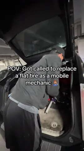 Late night tire change 🛞 as a mobile mechanic in Orlando, the guy appreciated Tyler going out the same day to service his car 🙌🏽#mobilemechanic #mechaniclife #mechanic #flattire #orlando #mechanicsoftiktok #sidehustle #SmallBusiness #fyp #foryou 