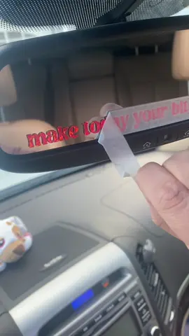 New rear view mirror decal 🖤 #cardecals #decals #vinyldecals #caraccessories #cardecoration 