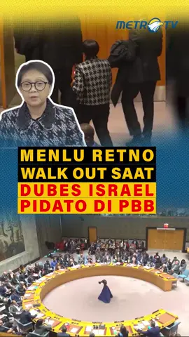 Menteri Luar Negeri Retno Marsudi 'walk out' saat Dubes Israel pidato di PBB, Rabu (24/1). #RetnoMarsudi #MenteriLuarNegeri #Indonesia #PBB #UnitedNation #palestina_indonesia