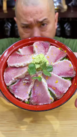 🇯🇵Seared yellowtail rice bowl🐟 #sushi