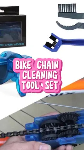 BIKE CHAIN CLEANING TOOL SET. ✨ 4pcs na po ito. Opo, panlinis ng kadena ng bike nyo.  Click the yellow basket to order.  #bike #bikechain #chaincleaning #bikecleaning #bicyclecleaningset #cycling 
