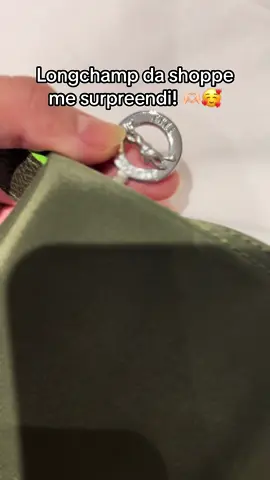 Longchamp da shopee, perfeita 🥰 #longchamp #verdemilitar #grande #bolsa #favorite #shopee #perfeita #amei #comprasonline #compra #bolsadiaadia 