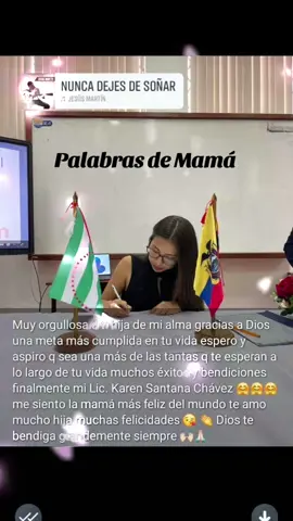 #nuncadejesdesoñar#sutestacion#graduacion#hijademialma🥰 #mamáorgullosa 
