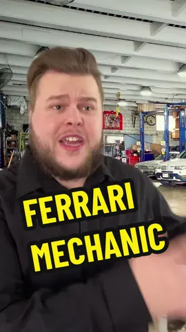 Ferrari owner goes to the mechanic #car #ferrari #supercar 
