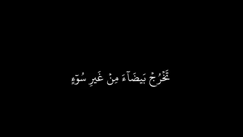 {ٱسۡلُكۡ یَدَكَ فِی جَیۡبِكَ تَخۡرُجۡ بَیۡضَاۤءَ مِنۡ غَیۡرِ سُوۤء} سورة القصص ٣٢ #قران #ياسر_الدوسري #اسلك_يدك_في_جيبك_تخرج_بيضاء #quran #islam #قران_كريم 