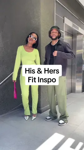 Green on green 💚 @motlagae #fashion #styletips #outfitinspo #StreetStyle #hisandhers 