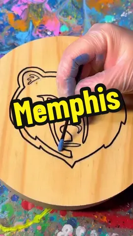 Memphis Grizzlies paint #satisfying 