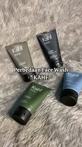 Perbedaan face wash kahf #kahf #kahfeveryday #kahffacewash 