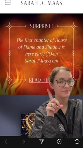 THE FIRST CHAPTER OF HOUSE OF FLAME AND SHAOW IS UP!!!!! You guys I don’t even have words 🖤🔥🐍#hofas #houseofflameandshadow #sarahjmaas #crescentcity #crescentcityseries #crescentcity3 #cc3 #brycequinlan #huntathalar #ruhndanaan #lidiacervos #rhysand #acotar #acotarseries #midgard #prythian #greenscreen 