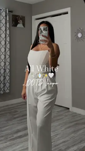We all need an all white outfit 🤍✨ #ofni #latinas #outfitoftheday #outfitinspo #allwhiteparty #buchifresaoutfit #buchona #outfitbuchifresa #sheintops #buchifresaootd #elegantstyle 
