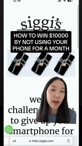 want to win $10K by not using your phone for a month? siggi’s yogurt is having a contest right now!👀 #siggis #digitaldetox #screentime #healthylifestyle #wellness #dryjanuary #healthyliving #healthyfood #wellnesstips #moneytips #moneysavingtips #Budgeting 