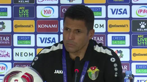 الحسين عموتة مدرب الأردن: الهاجس الأول الذي كان عندنا هو عدم إشراك اللاعبين الحاصلين على إنذارات #كأس_آسيا2023  #AsianCup2023