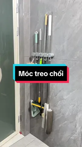 Móc treo chổi dán tường tiện lợi #xuhuong #moctreochoi 
