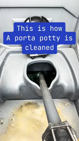 #portapotty #sanitation #satisfyingcleaning #money #bluecollar #scrub 