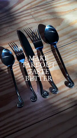with a real fork and knife. the upward spiral flatware set is available now on lazy jamie in limited quantities. 🌀🌀🌀 #flatware #cutlery #homedecor #kitchendecor #tableware #lazyjamie 