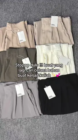 Bagus bgt untuk kerja🥰#celanawanitaterbaru #loosepants 