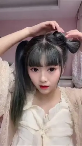 Double High Bow Hairstyle for Teenage Girl  School Hairstyle For Girls #hairstyle #hairstyleideas #hairtutorial #easyhairstyles #fyp