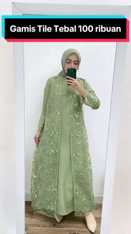 Gamis Hena Pesta Busui Hanya 100ribu-an!! Bahan Premium Tile Brukat Bordir Tebal Dijamin Meewahh  #gamispesta #gamistile #gamisbrukat 