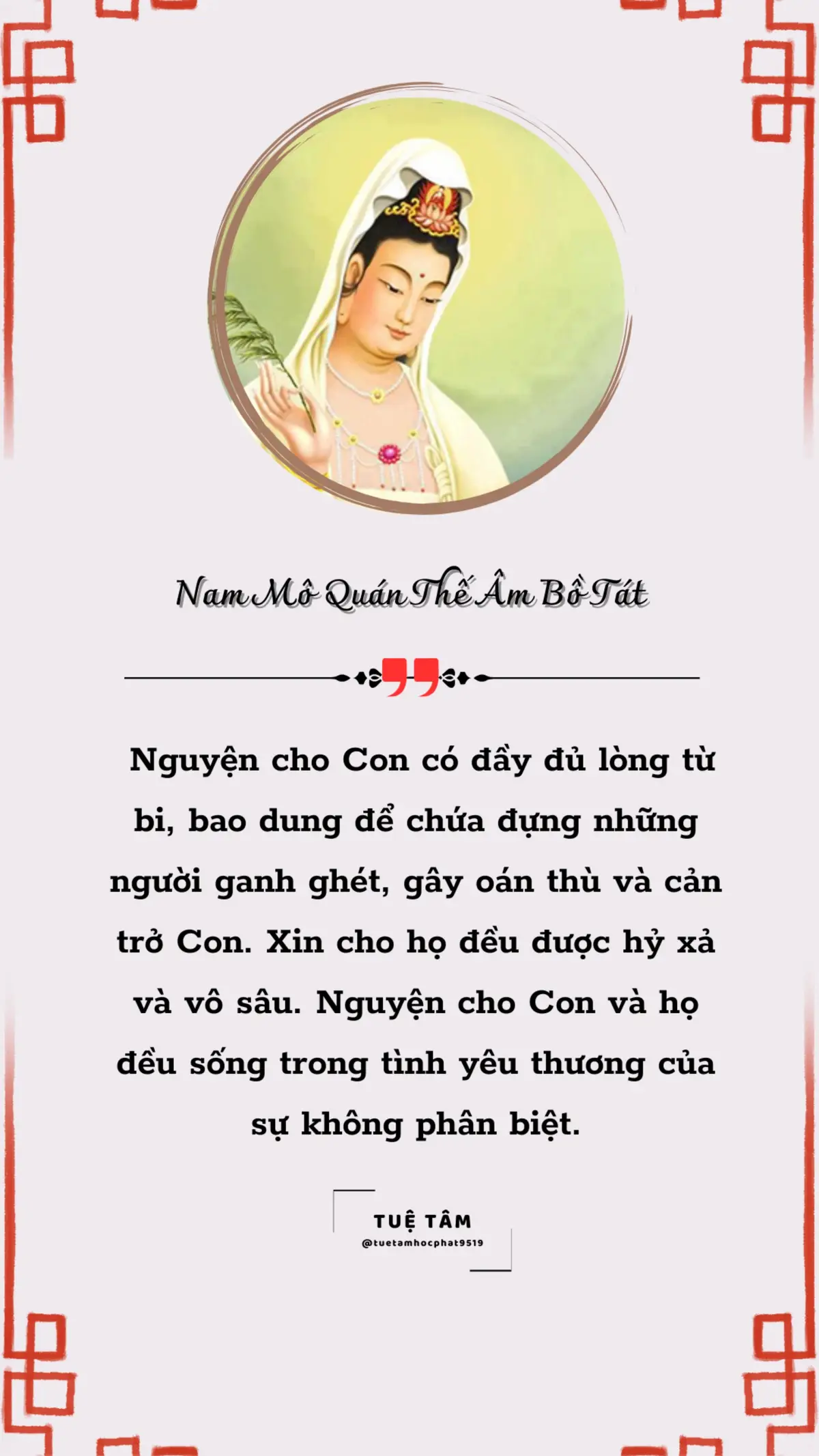 Nam Mô Đại Bi Quán Thế Âm Bồ Tát #tuetamhocphat🍀 #tutaptaigia🍀 #xuhuong #moingaymottrichdan🌱 #chisephatphap🍀 #nammoadidaphat #nammodaibiquantheambotat 