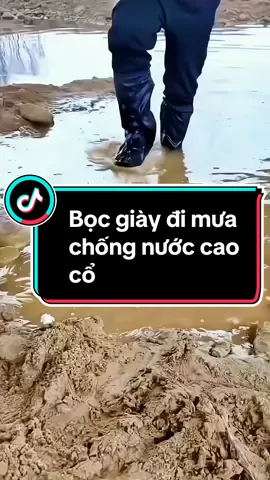 Ủng đi mưa, bọc giày đi mưa cao cổ #bocgiay #bocgiaychongnuoc #bocgiaydimua #bocgiaydimuachongnuoccocao 
