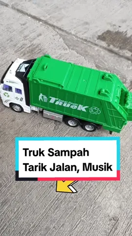 Mainan Mobil Truk Sampah Ada Musik Tarik Jalan (PullBack) #mainan #mainananak #toys 