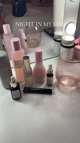 Night in my life💤🤍💤🤍#skin #nightinmylife #fyp #grwm #nighttimeroutine 