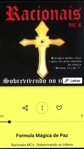 Racionais MC's - Fórmula Mágica da Paz #rapnacional #zonasul #racionais  #classicodorapnacional #gangstarap  #zonasul 