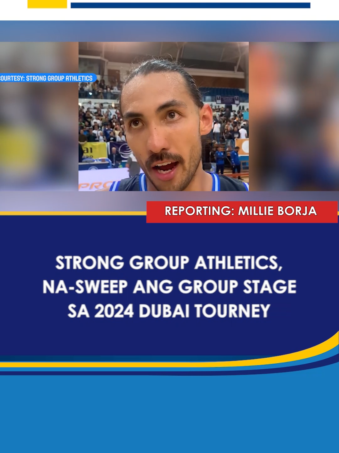 Strong Group Athletics, na-sweep ang group stage sa 2024 Dubai tourney #DZRHNationwide  #SocialNewsPH