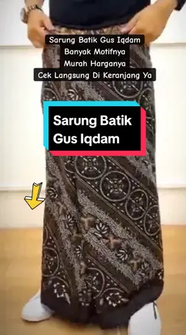 Sarung Batik Gus Iqdam #sarung #sarungbatik #belilokal #shopmaster #sarungmurah #sarunggusiqdam #batik 