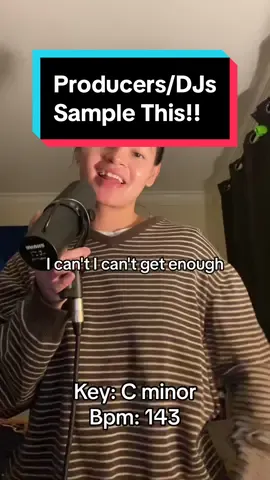 can’t get enough ~ #femaleartists #singer #vocals #musicproducer #songwriter #samplethis #edm #housemusic #dj 