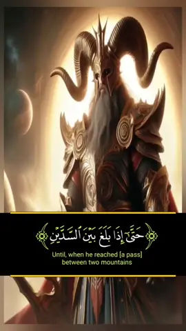 ذو القرنين، يأجوج ومأجوج #القران_الكريم #يأجوج_ومأجوج 