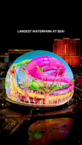 Las Vegas nightlife just got more ICONic 🤩 #IconoftheSeas #RoyalCaribbean #SphereVegas #Cruise 