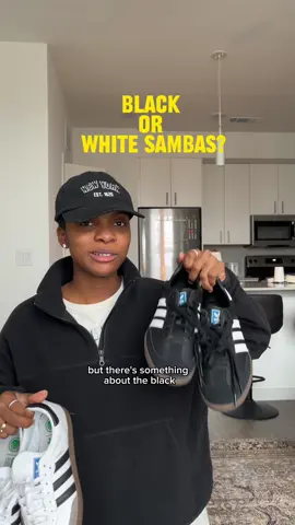 do you guys like the black or white sambas better?? #adidasoriginals #adidassambas #adidas #adidasshoes #outfitoftheday #styleinspo #fitcheck #foryoupag #fyp 