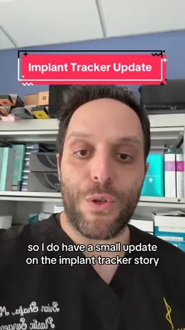 Minor update on the implant tracker situation. Im still waiting to see the implants in person but this is what i was told yesterday by the surgeon. #plasticsurgery #plasticsurgeon #plasticsurgeonsoftiktok #beverlyhillsplasticsurgery #beverlyhillsplasticsurgeon #breastagumentaion #breastimplant 