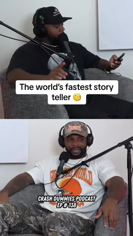 We couldn’t hear a word she was saying but somehow we understood everything 😂 #podcast #crashdummiespodcast #fyp #blackcontentcreators #comedy #funnypodcast 