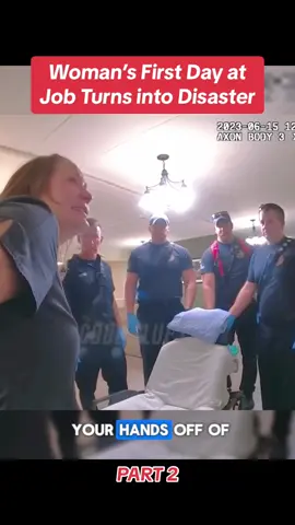 Woman’s First Day at Job Turns into Disaster #cops #police #fyp 