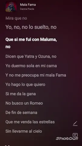 Mala Fama - Danna Paola parte 2 #musica #Amor #lavidaymusica #dannapaola #malafama #fyp #parati #Viral #music #foryou 