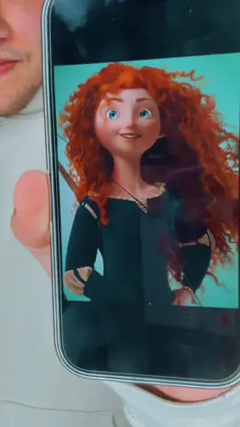 👩🏻‍🦰🏹🧡🐻🧑🏻‍🦱 #merida #ribellethebrave 