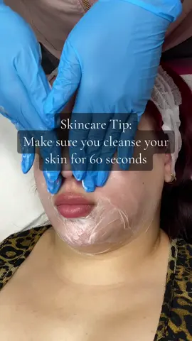 Start implementing small changes like cleansing your skin for 60 seconds or more to start seeing improvement in your skin ✨ #fyp #foryou #viral #londonsalon #estheticianlife #esthetician #estheticiantiktok #skincaretips #SkinCare101 #skincare #skintok #facialsinlondon #facialtreatment 