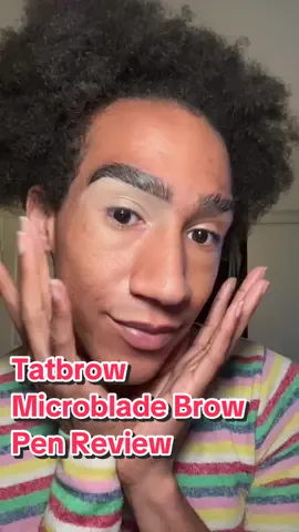 This Pen Has Made Doing My Eyebrows So Much Easier!  Have You All Heard @TatBrow Microblading Brow Pen? #makeuptiktok #tiktokmakeup #makeuptutorial #MakeupRoutine #makeuplook #makeupenthusiast #malemua #makeup #tatbrow #browsonfleek #eyebrowtutorial #soapbrows #microbladedbrows #laminatedbrows #makeupreview #tiktokmakeuptutorial #lgbtq🏳️‍🌈 #gaytiktok #beautyboy #makeupboy #boysinmakeup 