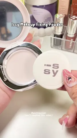 Issy Makeup Fixing Powder ( Oil Blotting Powder Pact) - 549 php. #Issy #beautymadeissy #issycosmetics #issymakeupfixingpowde #fyp 