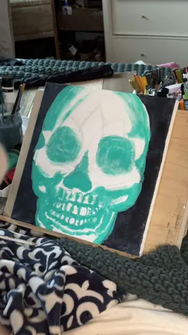 💀🎨🖼️#artist #skullartist #arttherapy #fyp #traumatherapy #viral #artsoulstudio #healingprocess #innerchildhealing #acrylicpainting #timelapsepainting 