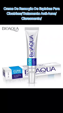 Creme De Remoção De Espinhas😱🗣️ #shopee #acne #espinhas #bioaqua #tratamentoacne #creme #fy 