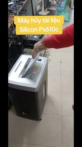 Máy hủy tài liệu #Silicon Ps610c. Đơn giản, dễ sử dụng #vitinhminhkhang #fpy #viralvideo #xuhuong 