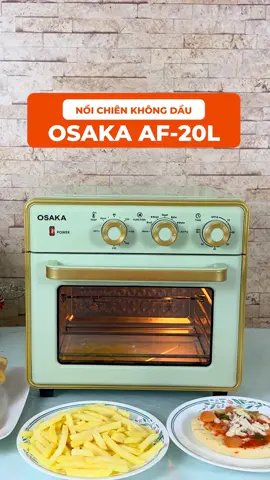 Khám phá nồi chiên không dầu Osaka AF-20L nướng gà, cá lớn nguyên con không thành vấn đề! #OsakaAF20L #lochienkhongdau 