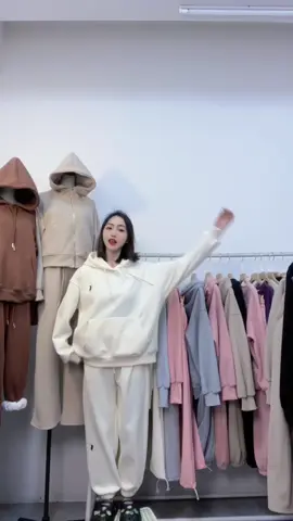 Set bộ đồ nữ áo nỉ áo kiểu nữ có mũ dài tay quần nỉ ống đứng có bo🤩🤩