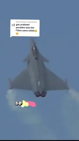 Membalas @radihradih945 kita borong pesawat tempur biar sebelah makin panas😁,ini kan untuk pertahanan negara kita💪✌#prabowosubianto #jet #pesawattempur #rafale 